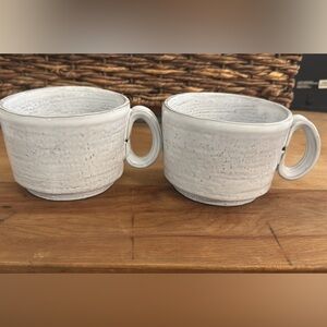 Anthropologie Glenna Italian Mugs - set of 2